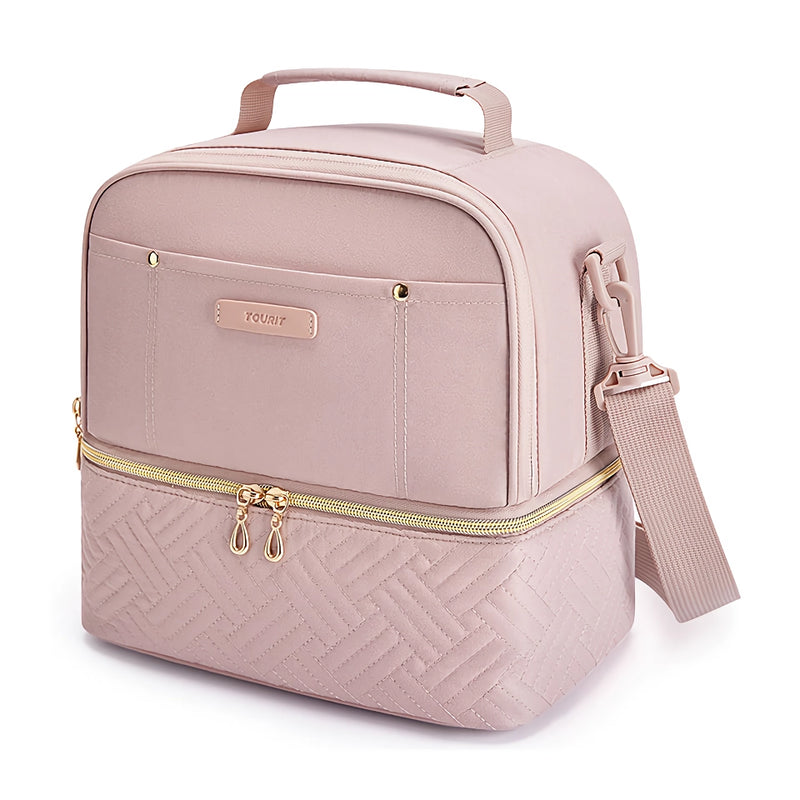 double-decker insulated lunch bag, view 2 - MRSLM