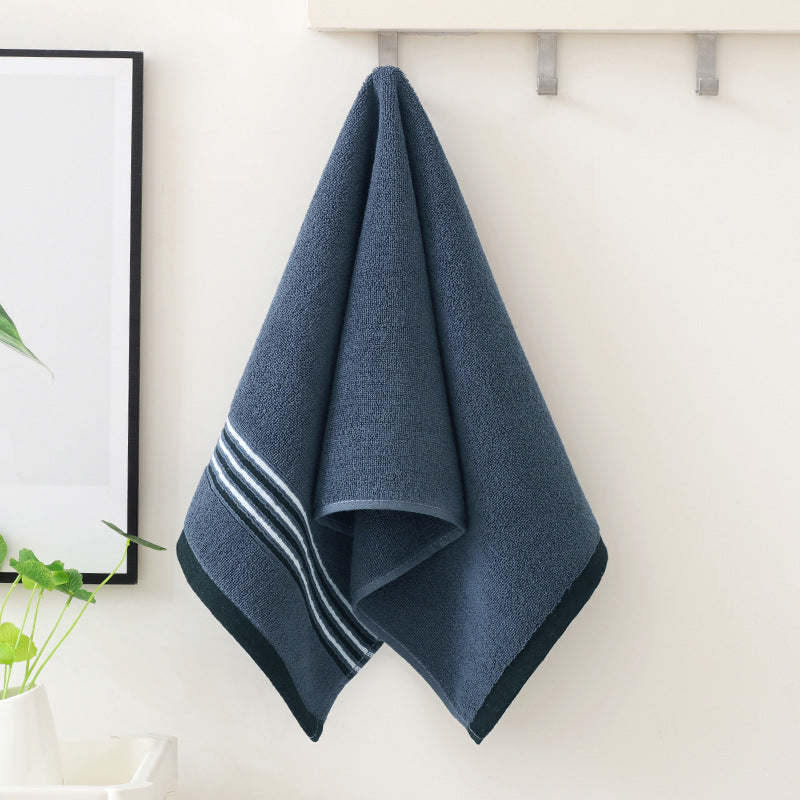 cotton striped towel, view 4 - MRSLM