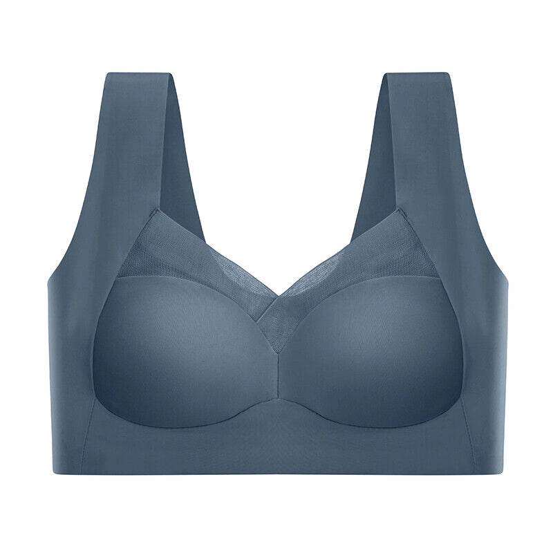 Seamless plus size sports bra, view 2 - MRSLM
