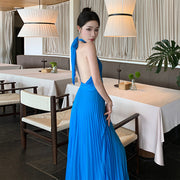 Elegant halter dress, view 6 - MRSLM