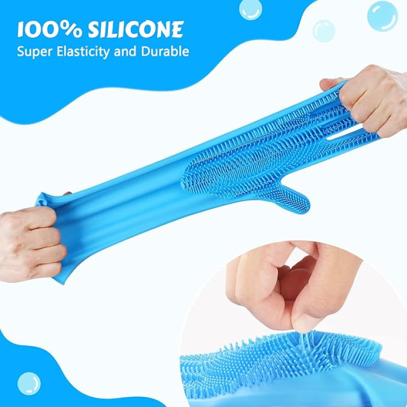 pet grooming silicone gloves, view 5 - MRSLM