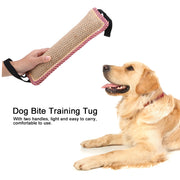 sackcloth dog training bite tug toy, view 5 - MRSLM