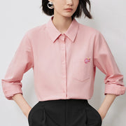 Women's oil painting blouse - MRSLM