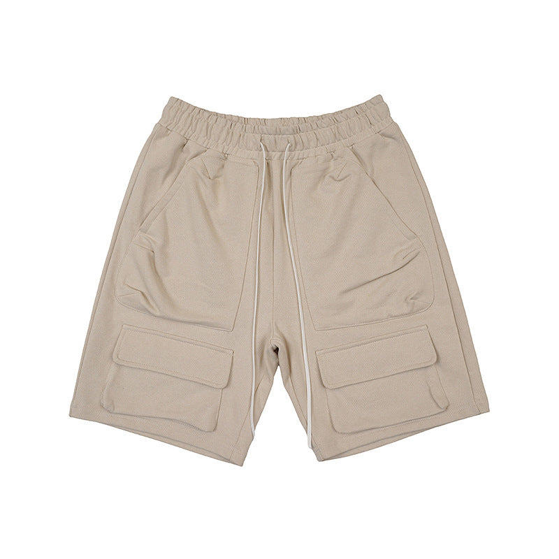 men's multi-pocket workwear shorts, view 2 - MRSLM