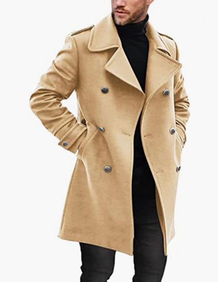men's wool-look winter coat, view 6 - MRSLM