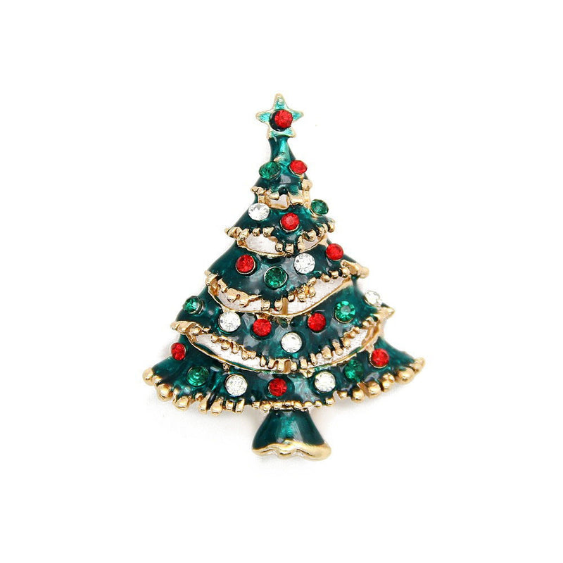Christmas tree brooch pin, view 8 - MRSLM