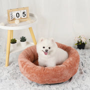 fluffy dog cushion bed, view 2 - MRSLM