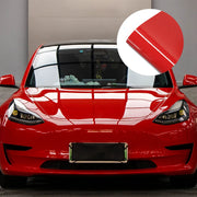 ultra glossy red car vinyl wrap film, view 3 - MRSLM