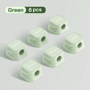 6-pack magnetic cable clips organizer, view 5 - MRSLM