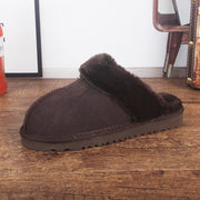 cowhide warm slippers, view 10 - MRSLM