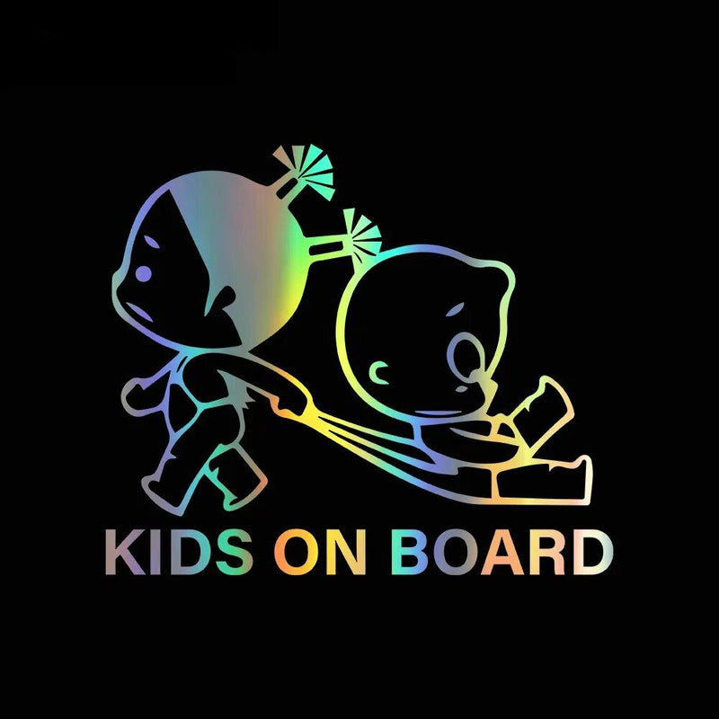 baby on board car sticker, view 5 - MRSLM