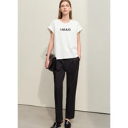 minimalist women's harem pants, view 4 - MRSLM