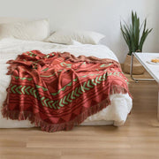 geometric pattern throw blanket - MRSLM