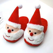 Christmas Santa and elk home slippers, view 4 - MRSLM