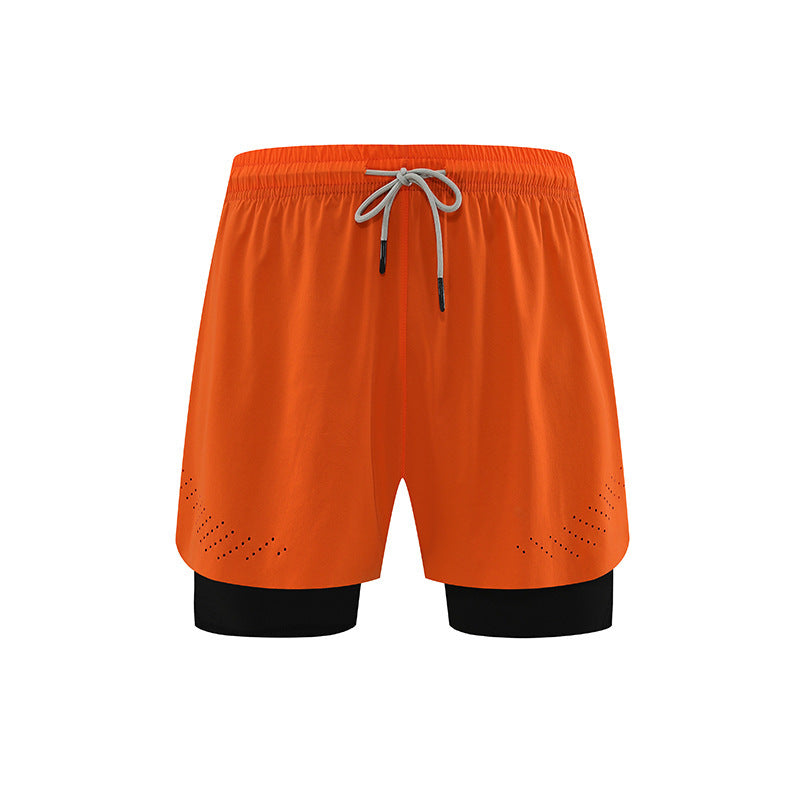 double-layer running shorts, view 9 - MRSLM