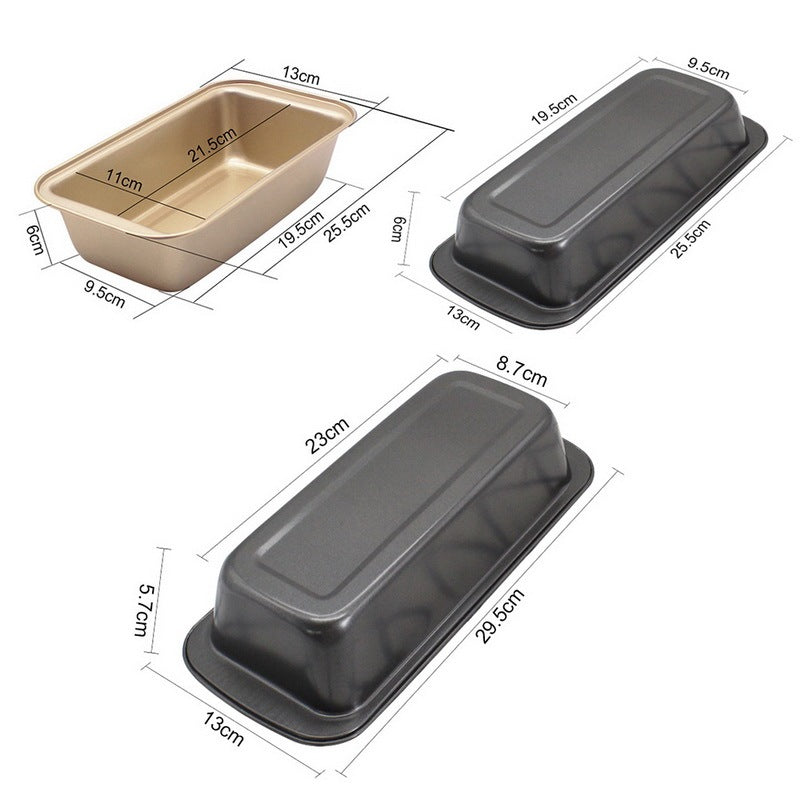 rectangular toast bread mold, view 2 - MRSLM