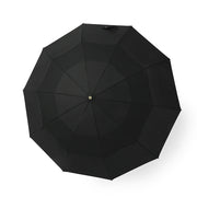 large automatic folding umbrella with wooden handle, view 11 - MRSLM