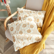 floral embroidered cushion cover, view 6 - MRSLM