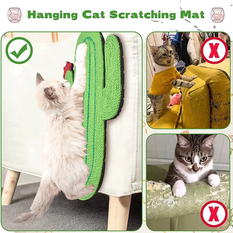 sisal rope cat scratcher, view 13 - MRSLM