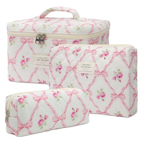 floral home storage cosmetic bag, view 16 - MRSLM