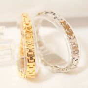 full diamond ladies quartz watch, view 2 - MRSLM