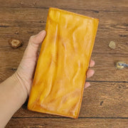 Retro leather folding wallet, view 6 - MRSLM