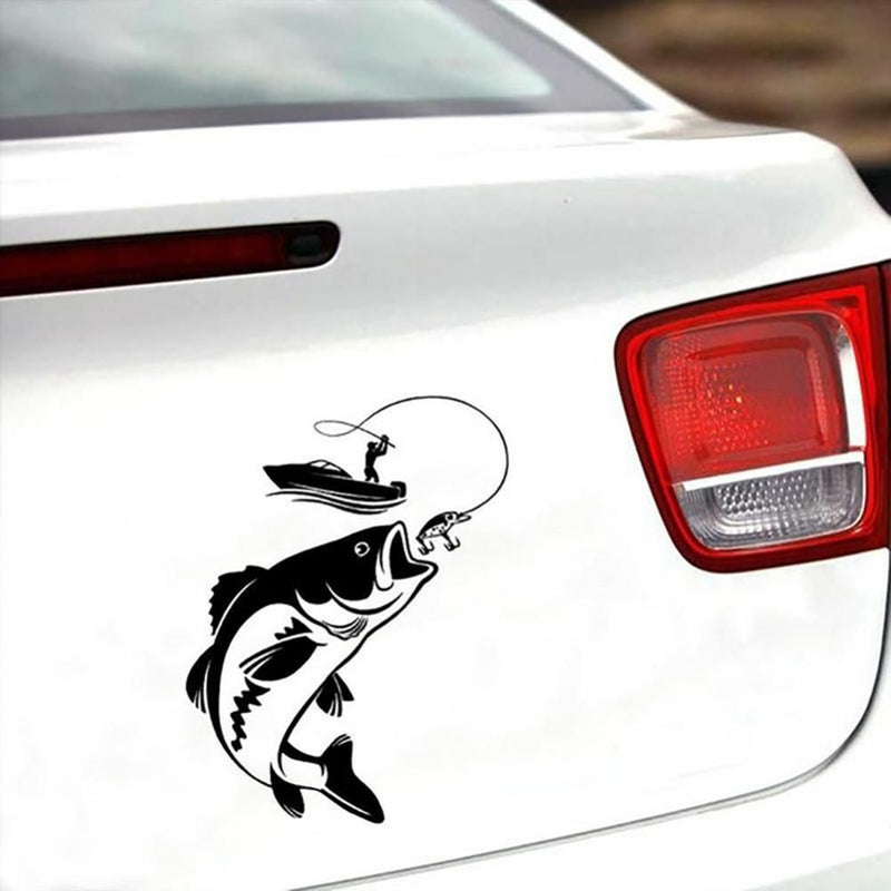 reflective fisherman car decal, view 10 - MRSLM