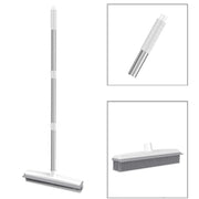 Rubber broom and carpet rake with squeegee, view 5 - MRSLM