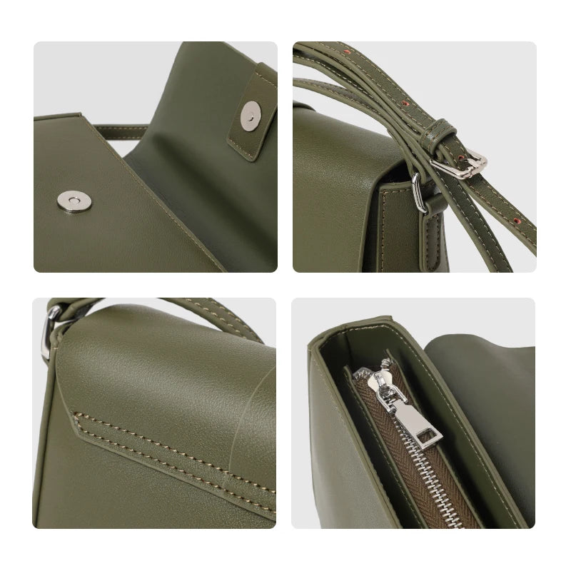 soft leather crossbody bag, view 8 - MRSLM