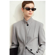 women's slim tailored coat, view 8 - MRSLM
