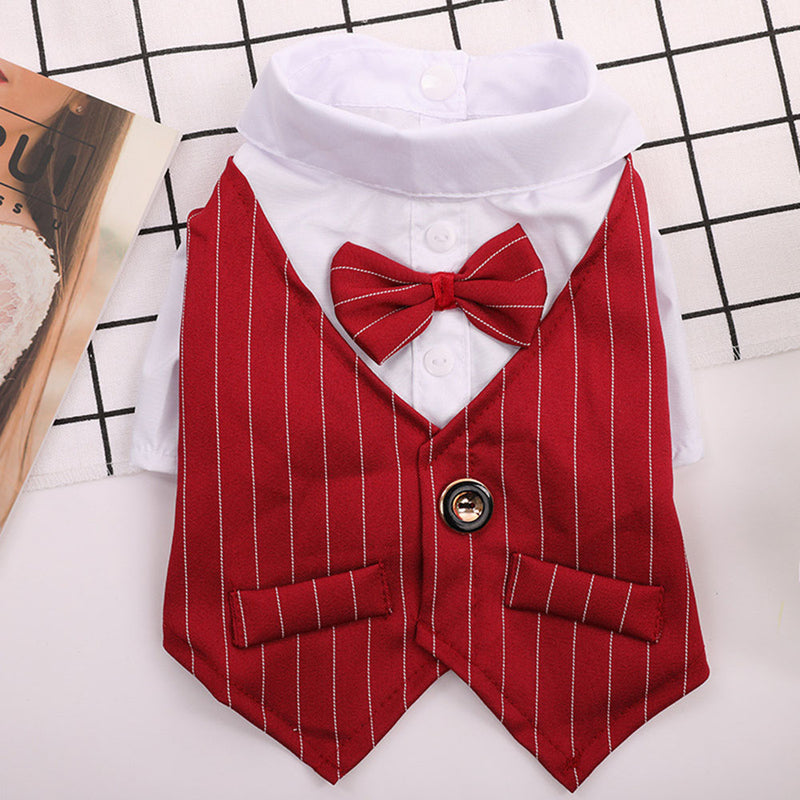 dog tuxedo with bow-tie, view 2 - MRSLM