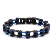 men's titanium steel bicycle chain bracelet, view 9 - MRSLM