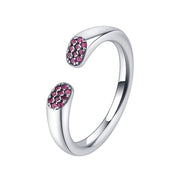 S925 sterling silver rose ring, view 5 - MRSLM