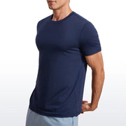 Men's quick dry workout shirt, view 8 - MRSLM