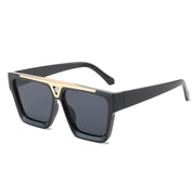 Gradient lens shield sunglasses, view 5 - MRSLM