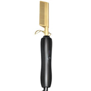 electric hot comb hair straightening brush, view 2 - MRSLM
