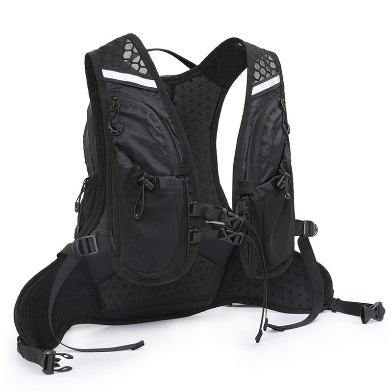 cycling backpack with water bag, view 3 - MRSLM