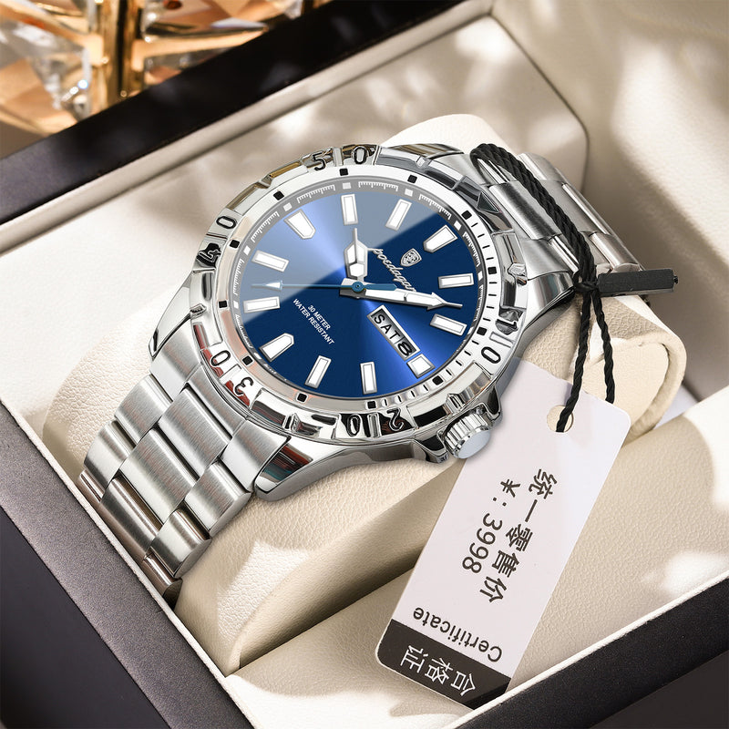men's slim luminous watch, view 5 - MRSLM