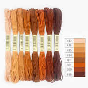 gradient color cross stitch thread, view 3 - MRSLM