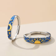 925 sterling silver couple ring, view 4 - MRSLM