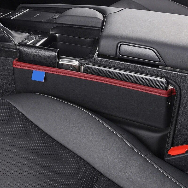 Luxurious Leather Vehicle Seat Gap Organizer