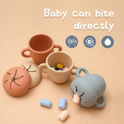 Silicone toddler snack cup, view 9 - MRSLM