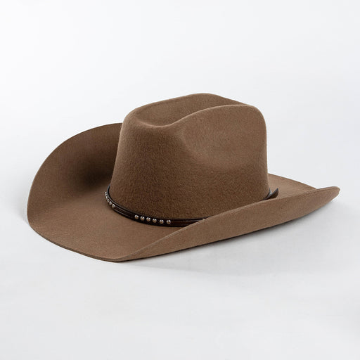 men's casual wool hat with rivet belt - MRSLM