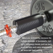 Strength grip booster for dumbbells and barbells, view 6 - MRSLM