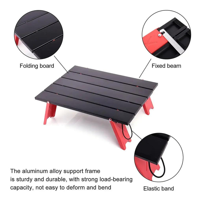mini folding camping table, view 4 - MRSLM