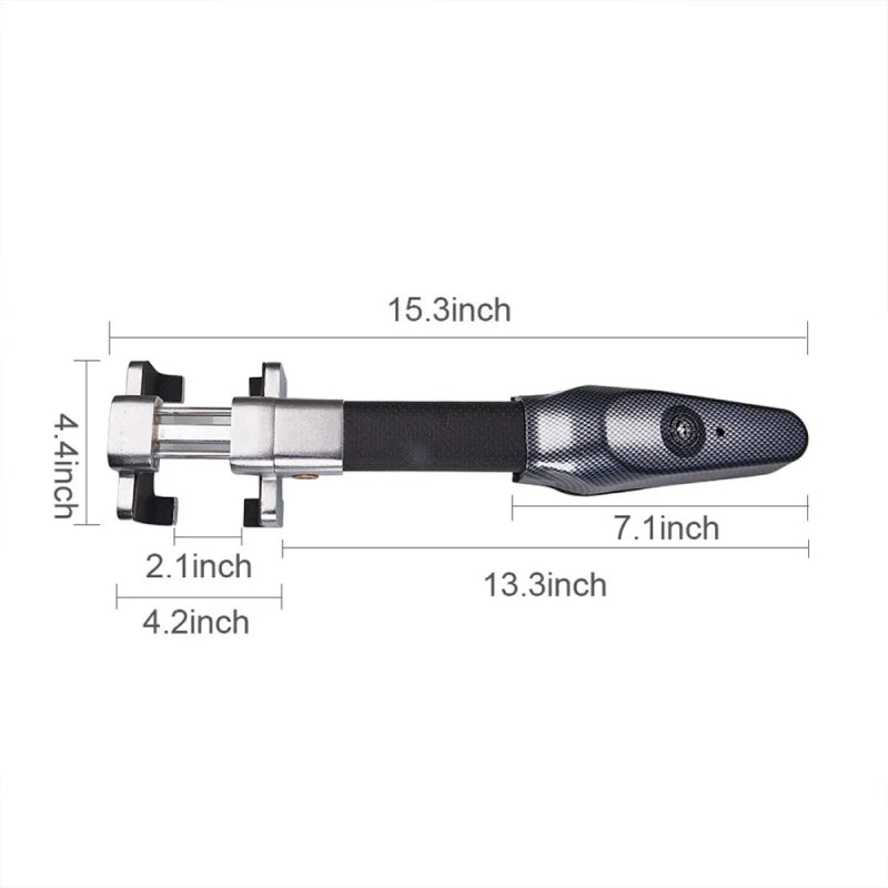 anti-theft steering wheel lock with alarm, view 7 - MRSLM