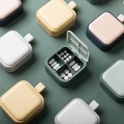 Portable 4 grids Nordic pill box, view 7 - MRSLM