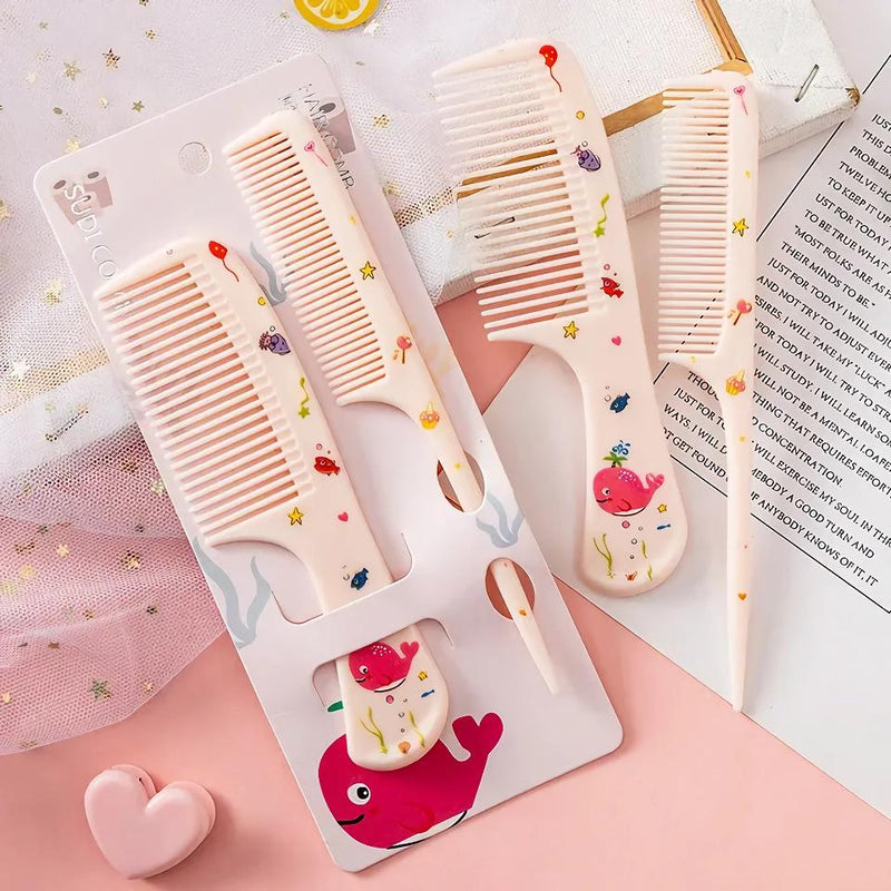 cute animal kids comb set, view 4 - MRSLM