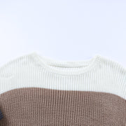 long sleeve contrast color basic top, view 6 - MRSLM