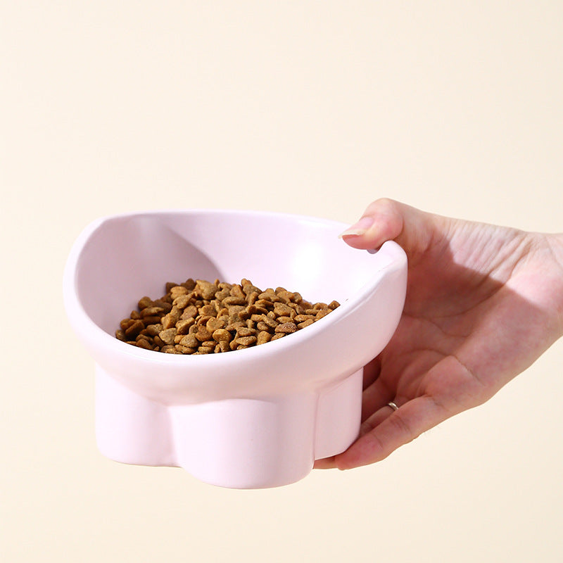 ceramic elevated cat and dog bowls, view 11 - MRSLM